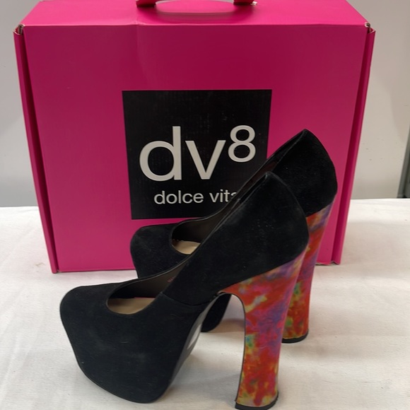 DV8 by Dolce Vita Vixen in Black Marble Suede size 7.5 - Picture 5 of 8